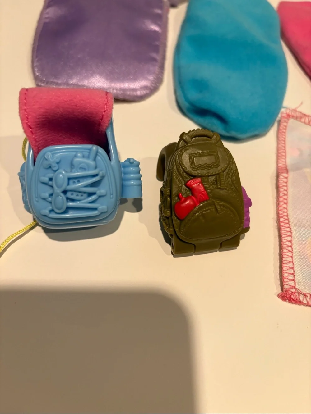 Fisher Price Loving Family Camping Items Sleeping bags Backpacks